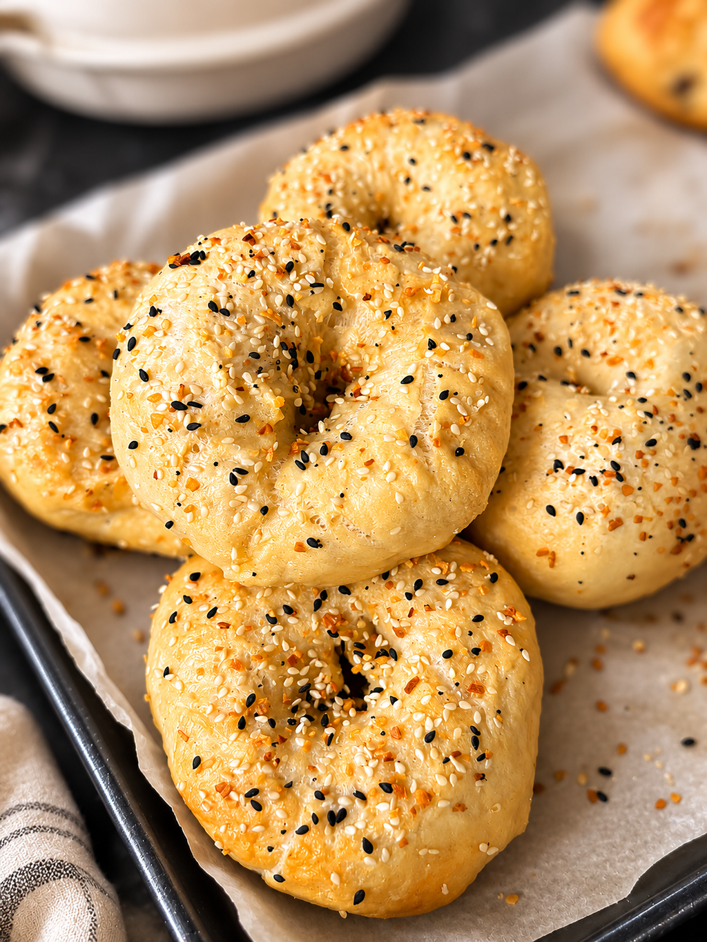 Sourdough Bagels